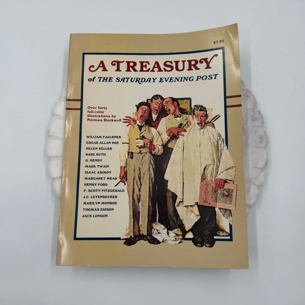 A Treasury of The Saturday Evening Post 1979 Norman Rockwell Illustration Book